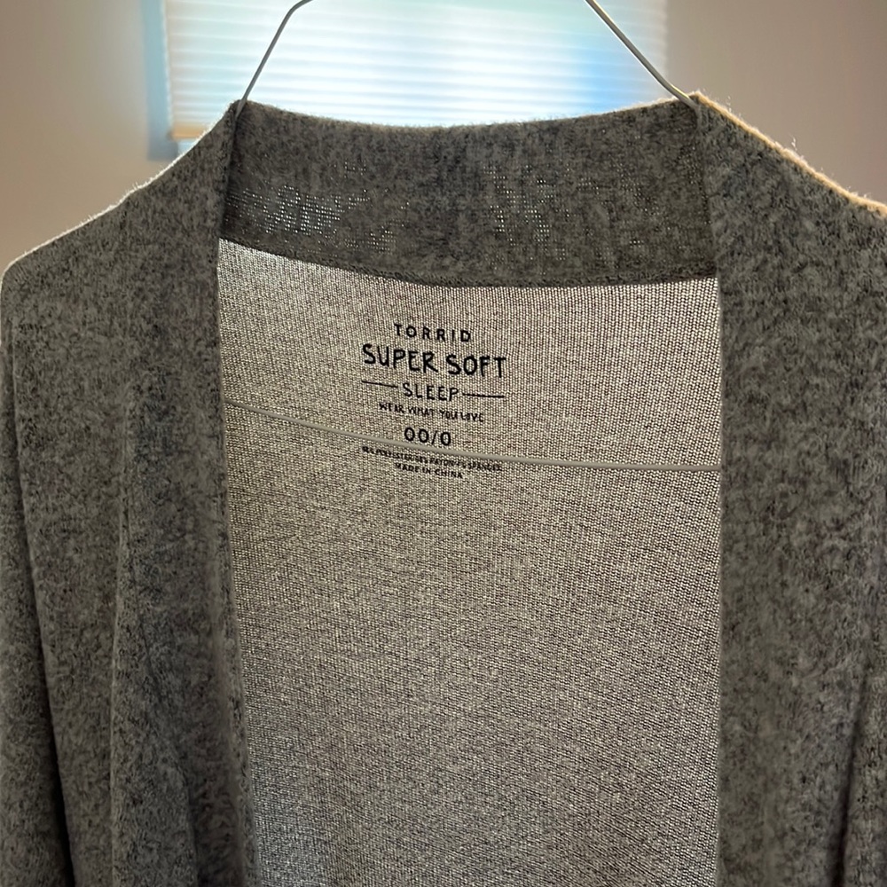 Torrid Soft, Gray, Sleep Robe